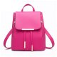 Women backpack schoolbag travel shoulder bag pink